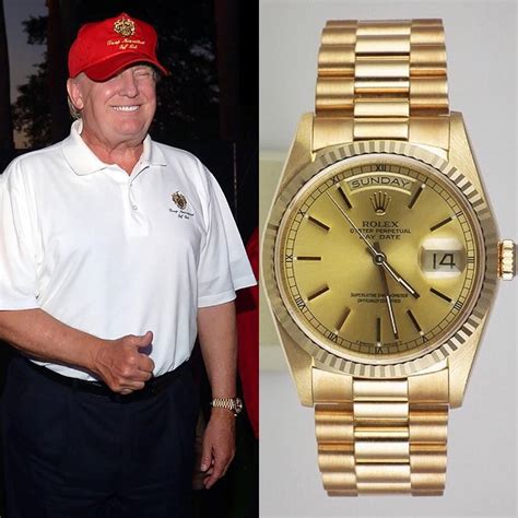 trump rolex day date|donald trump wrist watch.